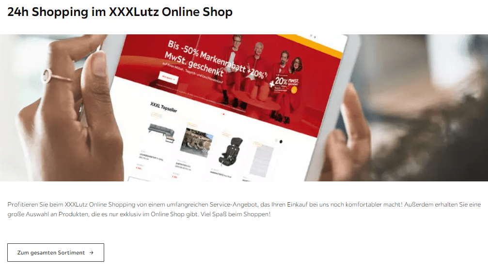 Xxxlutz online shop
